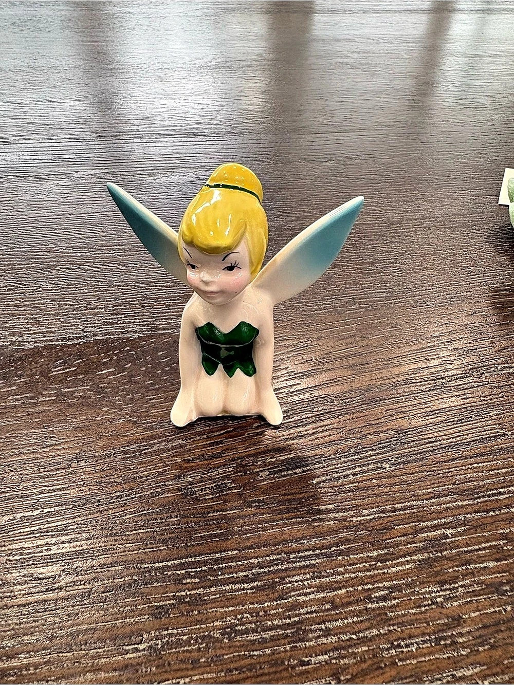 Vintage Disney Malaysia Tinker Bell figurine Green & Yellow Figurine